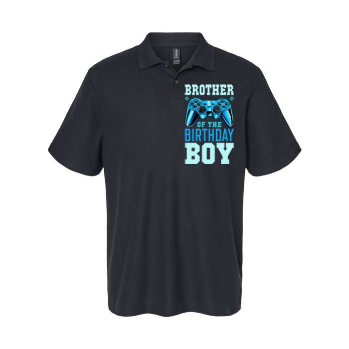 Brother of the Birthday Matching Video Gamer Birthday Softstyle Adult Sport Polo