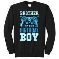 Brother of the Birthday Matching Video Gamer Birthday Tall Sweatshirt