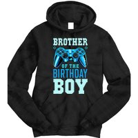 Brother of the Birthday Matching Video Gamer Birthday Tie Dye Hoodie