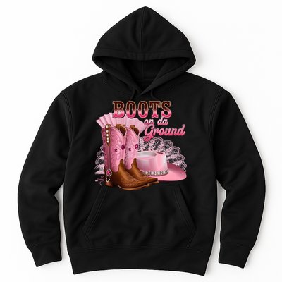 Boots On The Ground, Cowgirl Linedance, Boot Cowboy Western Hoodie