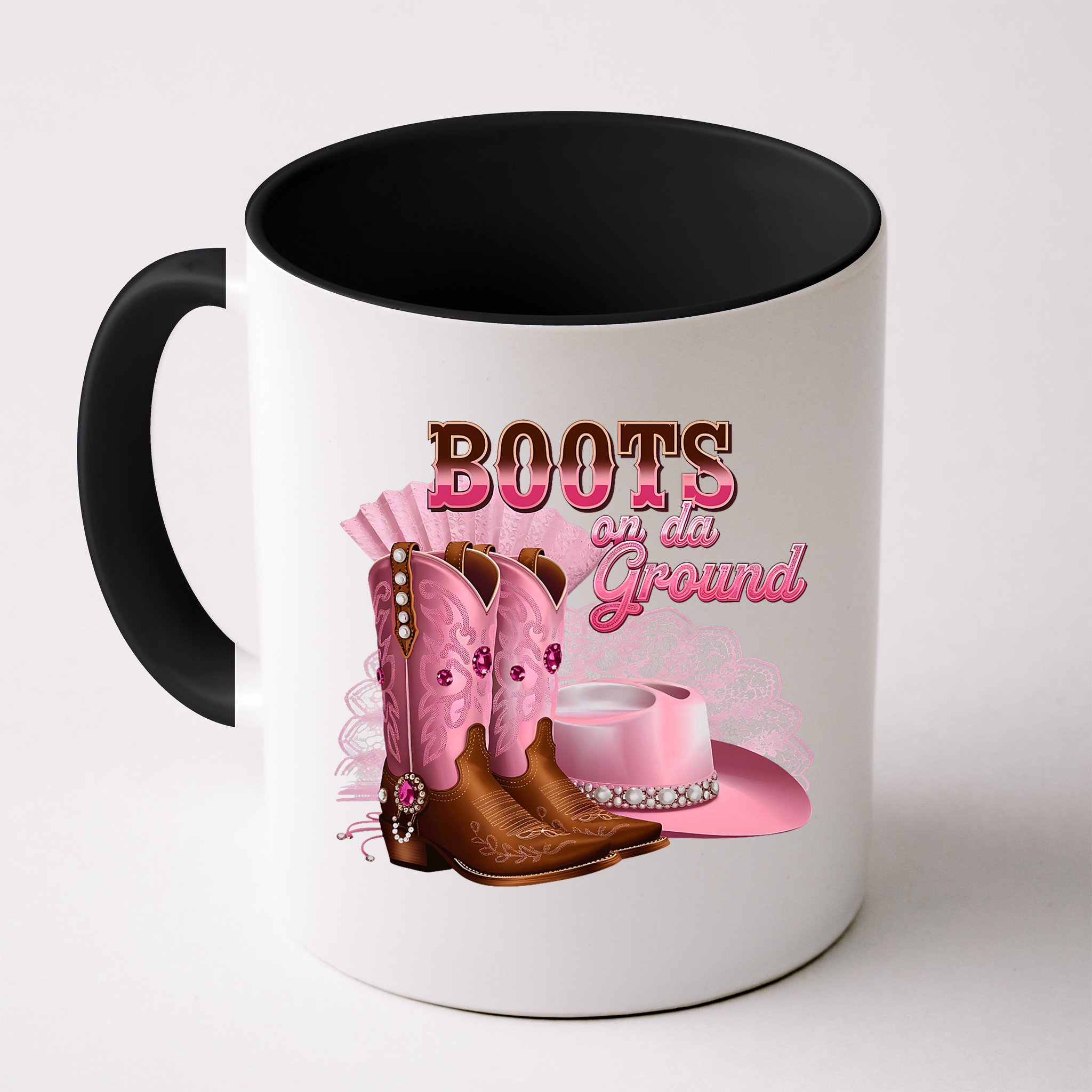 Boots On The Ground, Cowgirl Linedance, Boot Cowboy Western Mug