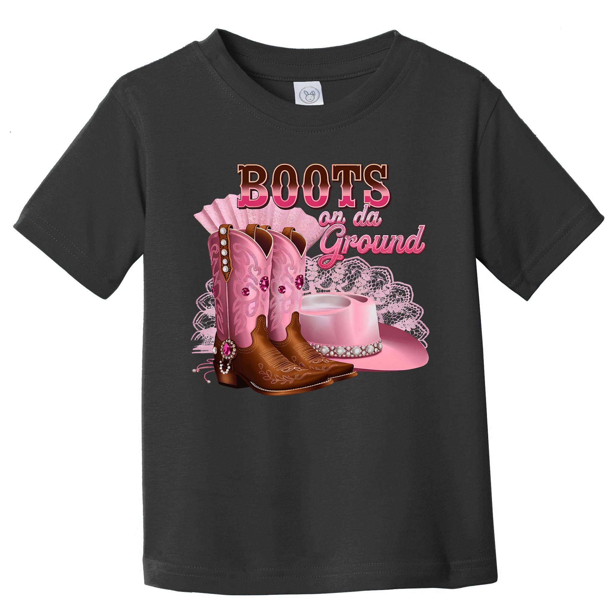 Boots On The Ground, Cowgirl Linedance, Boot Cowboy Western Toddler T-Shirt