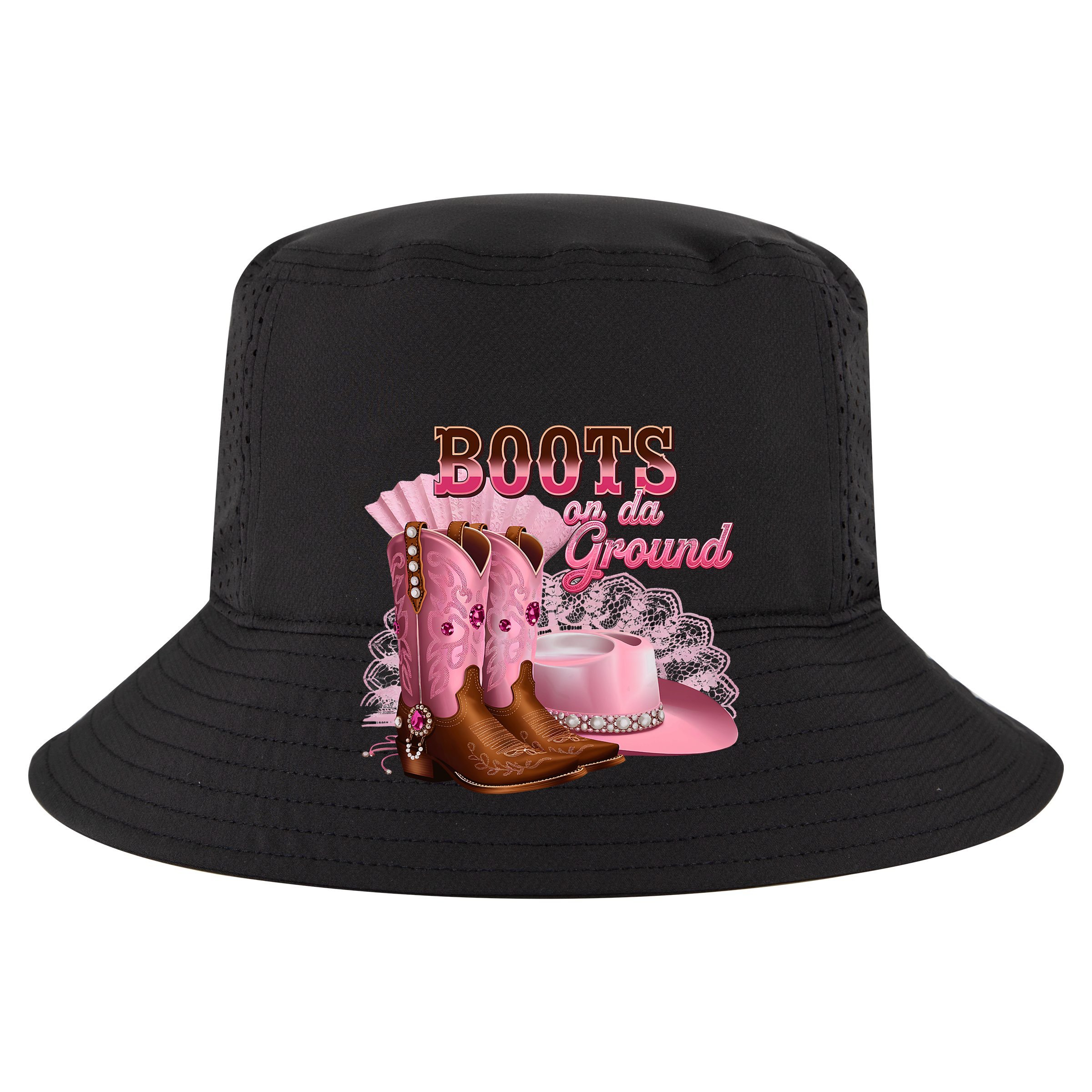 Boots On The Ground, Cowgirl Linedance, Boot Cowboy Western Vector Backpack