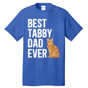 Best Orange Tabby Cat Dad Ever Orange Tabby Cat Owner Gift Tall T-Shirt