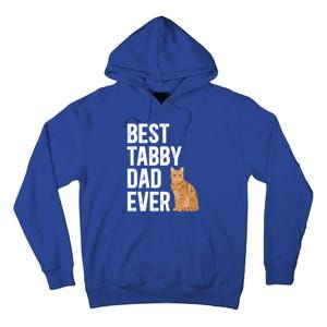 Best Orange Tabby Cat Dad Ever Orange Tabby Cat Owner Gift Tall Hoodie