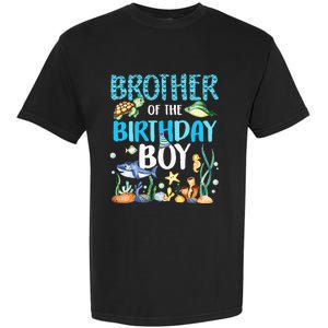 Brother Of The Birthday Boy Sea Fish Ocean Animals Aquarium Garment-Dyed Heavyweight T-Shirt