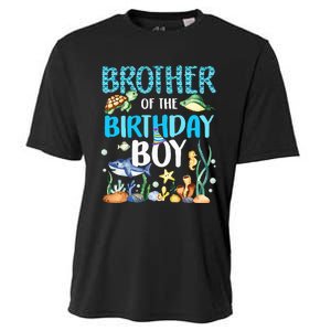 Brother Of The Birthday Boy Sea Fish Ocean Animals Aquarium Cooling Performance Crew T-Shirt