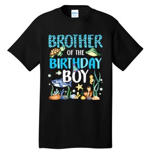 Brother Of The Birthday Boy Sea Fish Ocean Animals Aquarium Tall T-Shirt