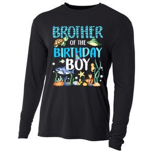 Brother Of The Birthday Boy Sea Fish Ocean Animals Aquarium Cooling Performance Long Sleeve Crew