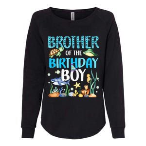 Brother Of The Birthday Boy Sea Fish Ocean Animals Aquarium Womens California Wash Sweatshirt