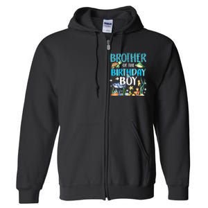 Brother Of The Birthday Boy Sea Fish Ocean Animals Aquarium Full Zip Hoodie