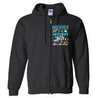 Brother Of The Birthday Boy Sea Fish Ocean Animals Aquarium Full Zip Hoodie