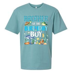 Brother Of The Birthday Boy Sea Fish Ocean Animals Aquarium Sueded Cloud Jersey T-Shirt