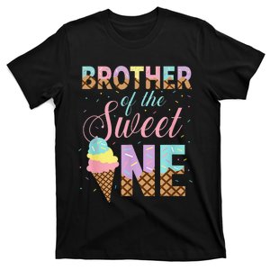 Brother Of The Sweet One Ice Cream 1st First Birthday Family T-Shirt