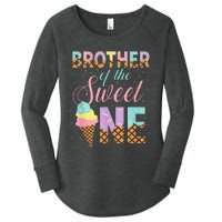 Brother Of The Sweet One Ice Cream 1st First Birthday Family Women's Perfect Tri Tunic Long Sleeve Shirt