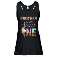 Brother Of The Sweet One Ice Cream 1st First Birthday Family Ladies Essential Flowy Tank