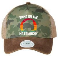 Bring On The Matriarchy Funny Humorous Feminist Statement Legacy Tie Dye Trucker Hat