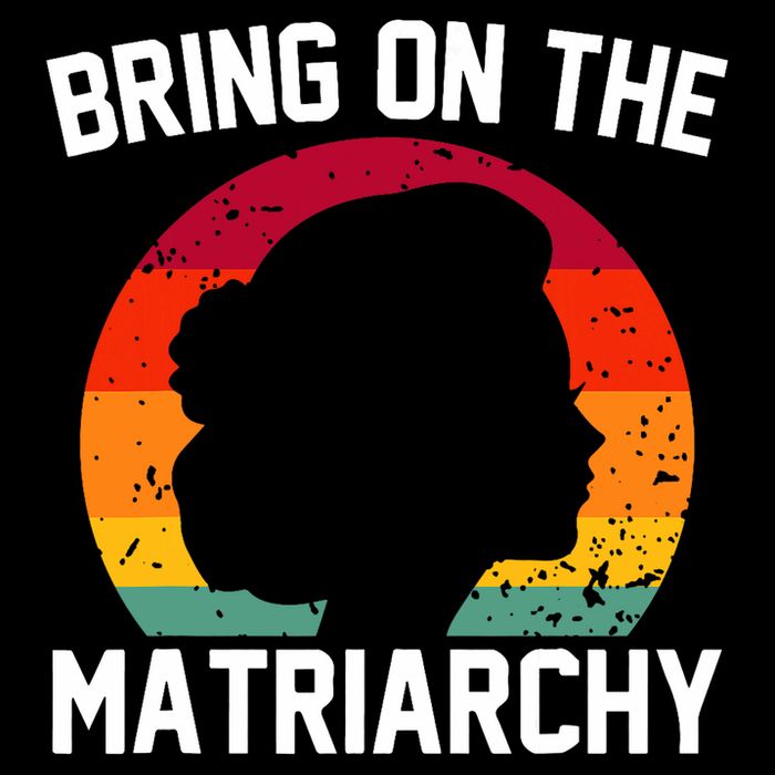 Bring On The Matriarchy Funny Humorous Feminist Statement Pom Pom 12in Knit Beanie
