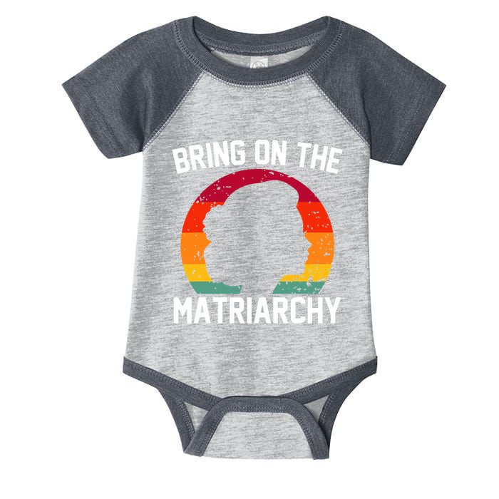 Bring On The Matriarchy Funny Humorous Feminist Statement Infant Baby Jersey Bodysuit