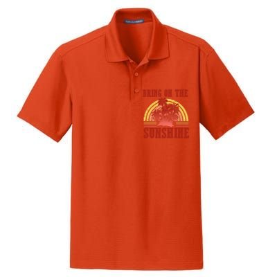 Bring On The Sunshine Graphic Gift Dry Zone Grid Polo