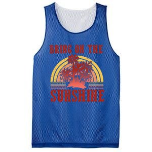 Bring On The Sunshine Graphic Gift Mesh Reversible Basketball Jersey Tank