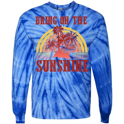 Bring On The Sunshine Graphic Gift Tie-Dye Long Sleeve Shirt