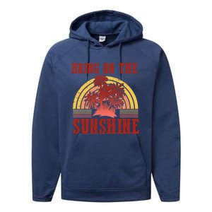 Bring On The Sunshine Graphic Gift Performance Fleece Hoodie