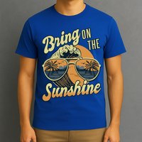 Bring On The Sunshine Beach Summer Ocean Vacation Family Funny Gift T-Shirt
