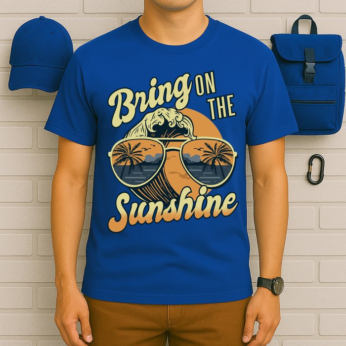 Bring On The Sunshine Beach Summer Ocean Vacation Family Funny Gift T-Shirt