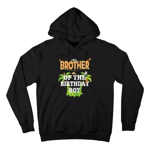 Brother Of The Birthday Zoo Theme Animal Party Hoodie