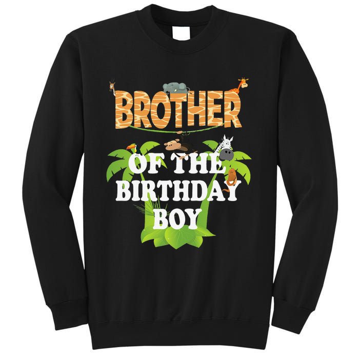 Brother Of The Birthday Zoo Theme Animal Party Sweatshirt