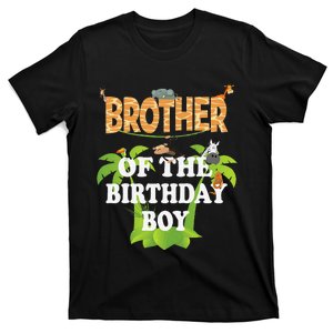 Brother Of The Birthday Zoo Theme Animal Party T-Shirt