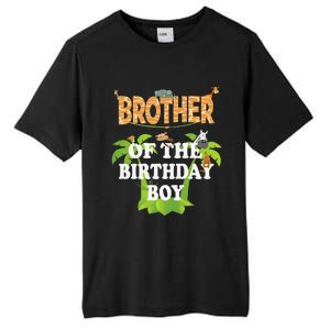 Brother Of The Birthday Zoo Theme Animal Party Tall Fusion ChromaSoft Performance T-Shirt