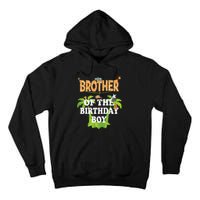 Brother Of The Birthday Zoo Theme Animal Party Tall Hoodie