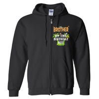 Brother Of The Birthday Zoo Theme Animal Party Full Zip Hoodie