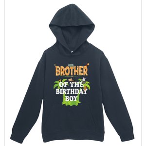 Brother Of The Birthday Zoo Theme Animal Party Urban Pullover Hoodie