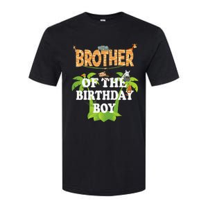 Brother Of The Birthday Zoo Theme Animal Party Softstyle CVC T-Shirt