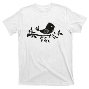 Bird On The Branch Birder Birdwatching Ornithologist T-Shirt