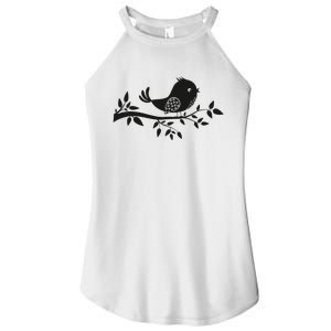 Bird On The Branch Birder Birdwatching Ornithologist Women's Perfect Tri Rocker Tank