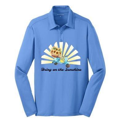 Bring On The Sunshine Graphic Tee Gift Silk Touch Performance Long Sleeve Polo