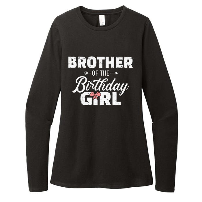 Brother of the birthday daughter matching family Womens CVC Long Sleeve Shirt