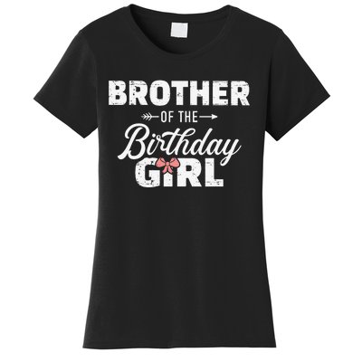 Brother of the birthday daughter matching family Women's T-Shirt