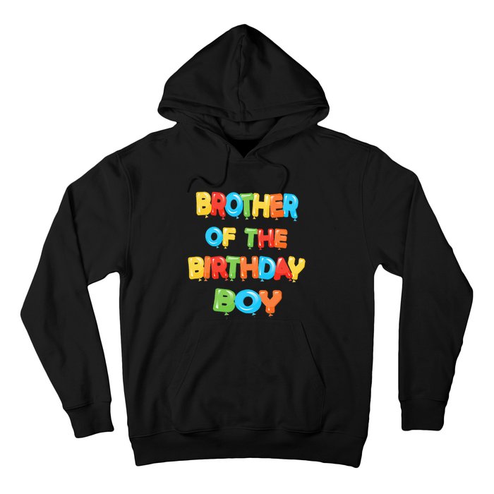 Brother Of The Birthday Balloon Party Hoodie