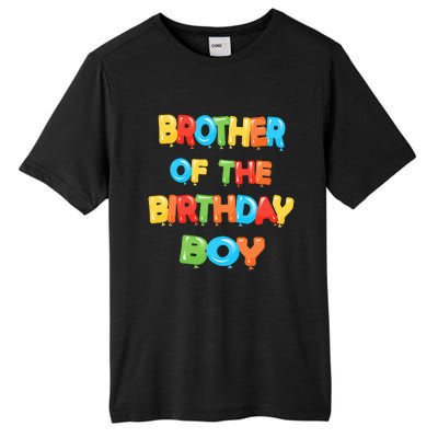 Brother Of The Birthday Balloon Party Tall Fusion ChromaSoft Performance T-Shirt