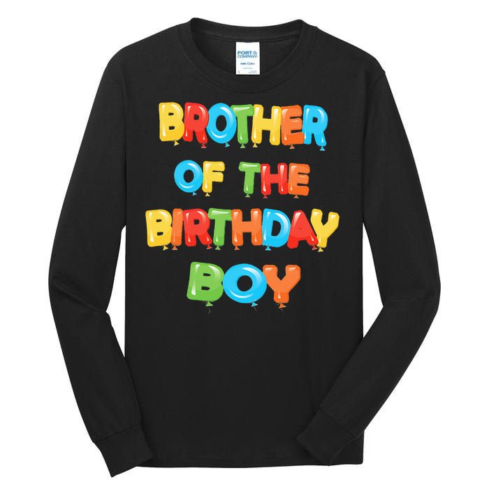 Brother Of The Birthday Balloon Party Tall Long Sleeve T-Shirt