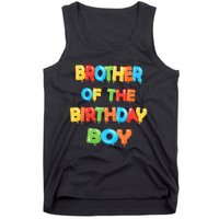 Brother Of The Birthday Balloon Party Tank Top