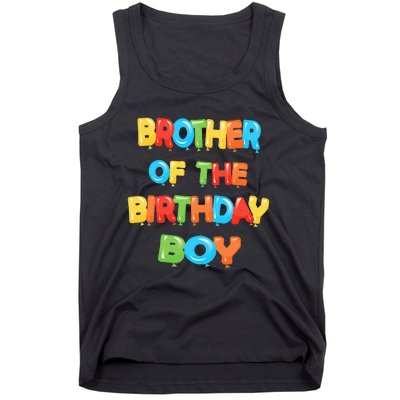 Brother Of The Birthday Balloon Party Tank Top