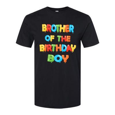 Brother Of The Birthday Balloon Party Softstyle CVC T-Shirt