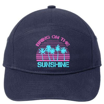 Bring On The Sunshine Graphic Tees Summer 'S Gift 7-Panel Snapback Hat