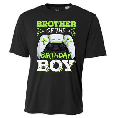 Brother Of The Birthday  Gamer Family Matching Cooling Performance Crew T-Shirt